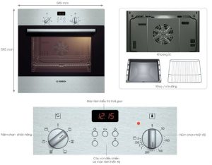 Lò nướng Bosch hướng dẫn sử dụng tất tần tật cho người mới dùng