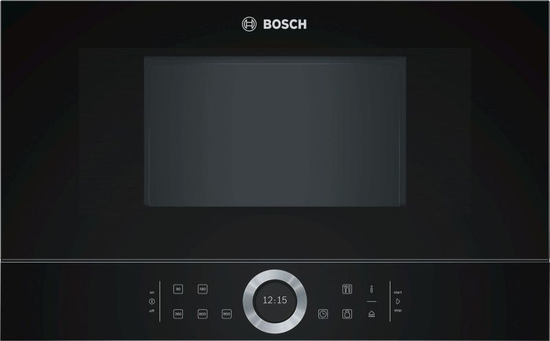 Lò vi sóng Bosch BFL634GB1B tích hợp 7 công thức nấu nướng chuẩn vị